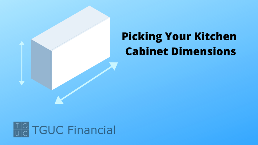 Picking Your Kitchen Cabinet Dimensions