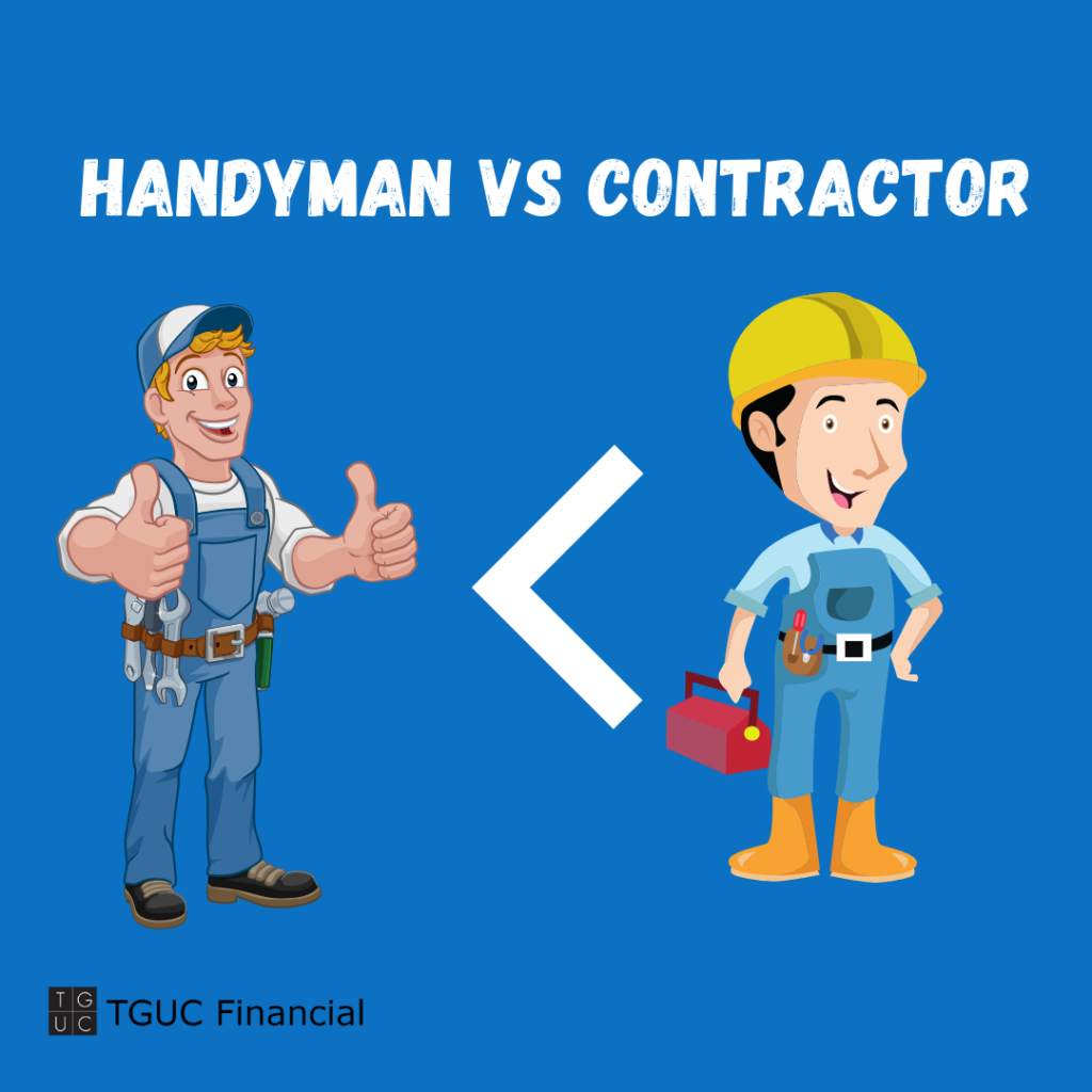 Handyman vs Contractor