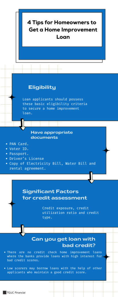 home improvement loans with bad credit